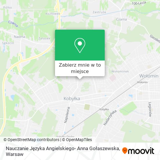 Mapa Nauczanie Języka Angielskiego- Anna Gołaszewska