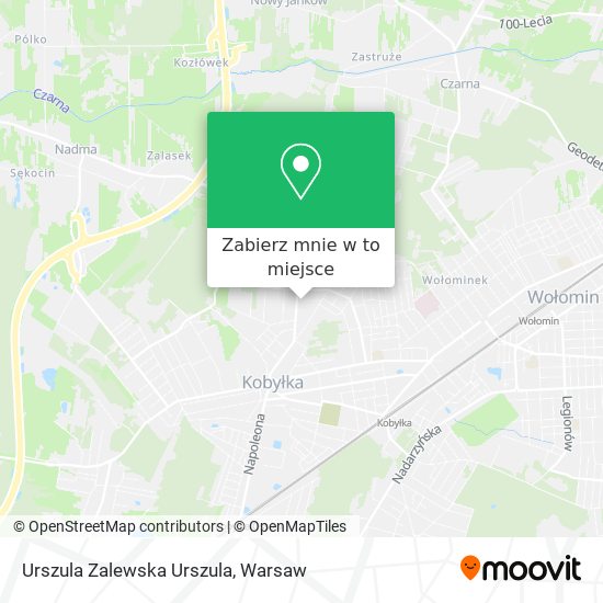 Mapa Urszula Zalewska Urszula