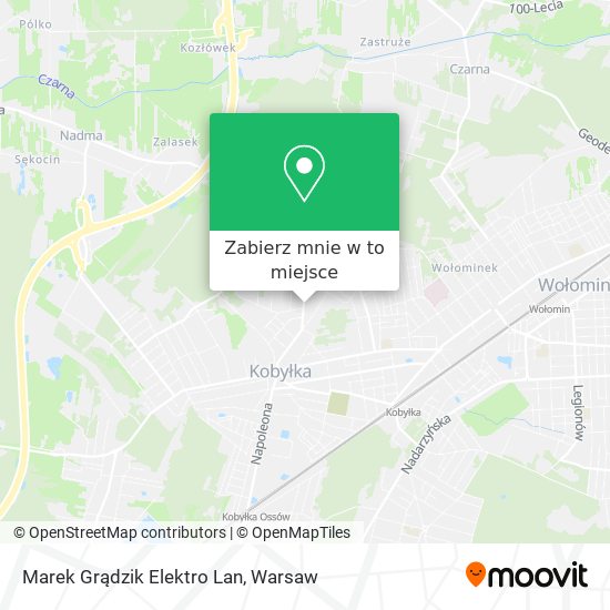 Mapa Marek Grądzik Elektro Lan