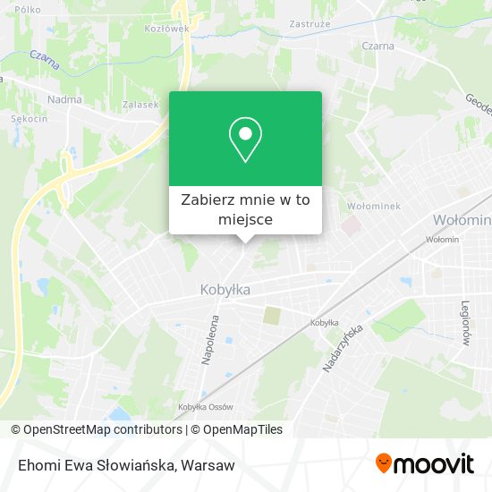 Mapa Ehomi Ewa Słowiańska