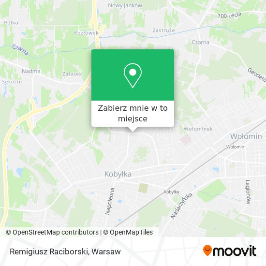 Mapa Remigiusz Raciborski