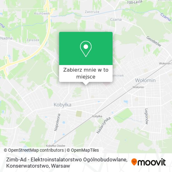 Mapa Zimb-Ad - Elektroinstalatorstwo Ogólnobudowlane, Konserwatorstwo