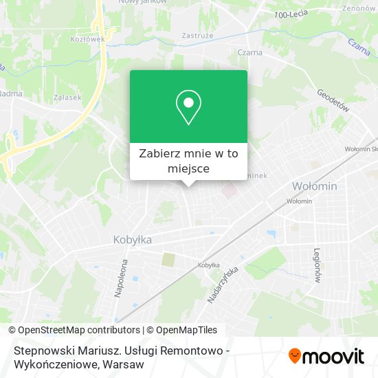 Mapa Stepnowski Mariusz. Usługi Remontowo - Wykończeniowe