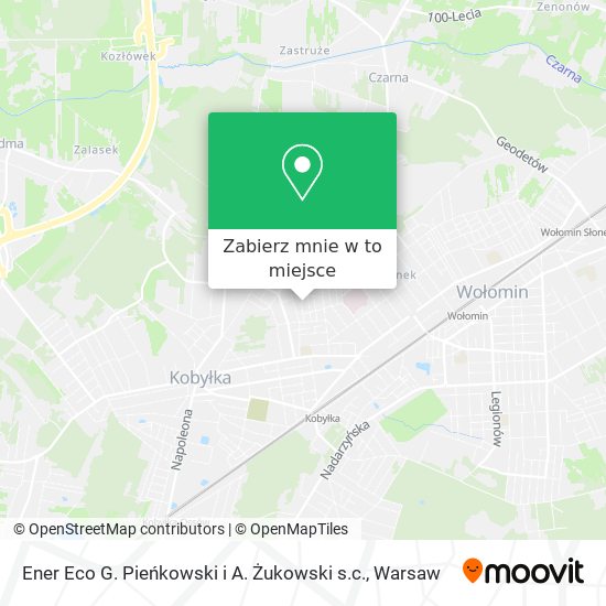 Mapa Ener Eco G. Pieńkowski i A. Żukowski s.c.