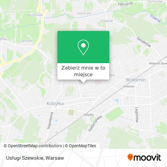 Mapa Usługi Szewskie