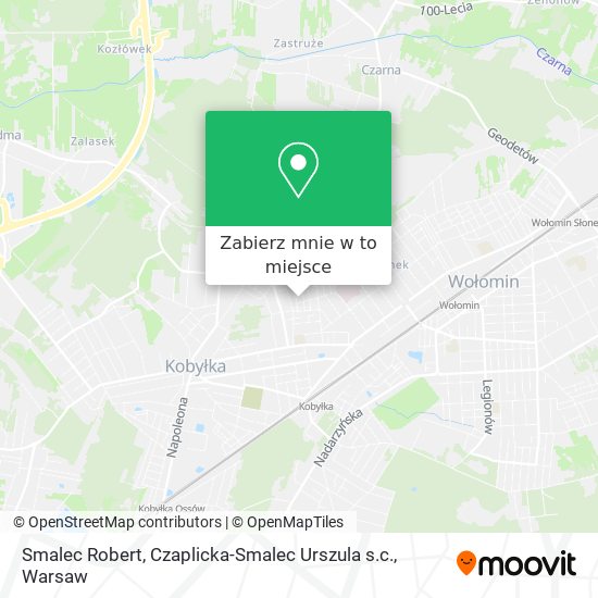 Mapa Smalec Robert, Czaplicka-Smalec Urszula s.c.