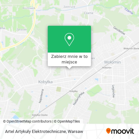 Mapa Artel Artykuły Elektrotechniczne