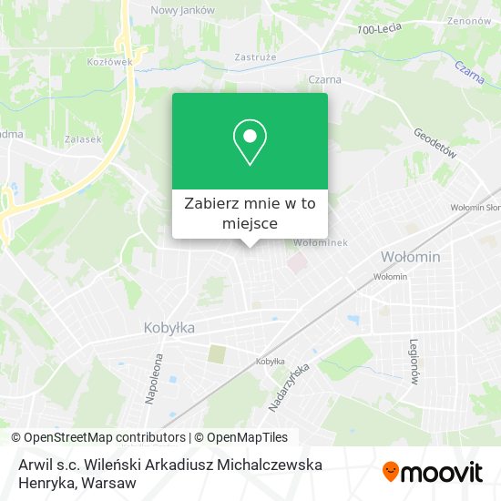 Mapa Arwil s.c. Wileński Arkadiusz Michalczewska Henryka