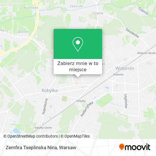 Mapa Zemfira Tseplinska Nina