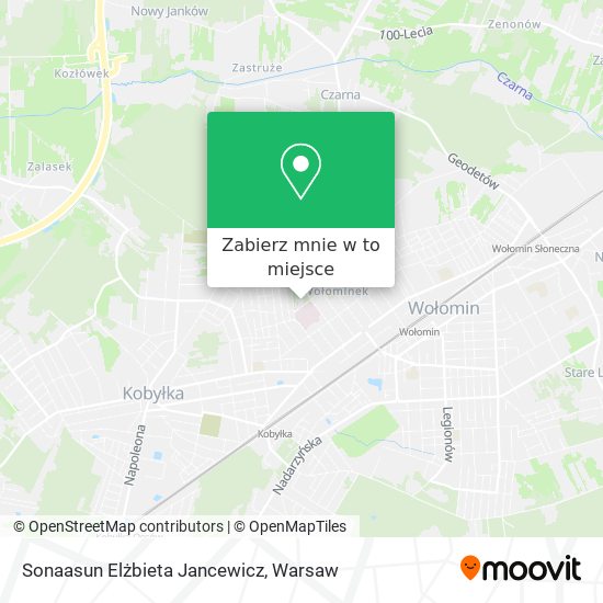 Mapa Sonaasun Elżbieta Jancewicz