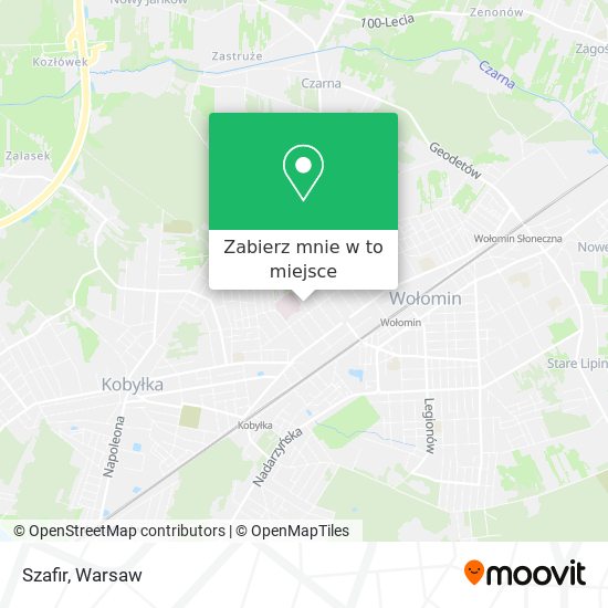 Mapa Szafir