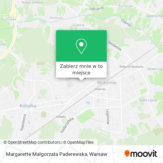 Mapa Margarette Małgorzata Paderewska