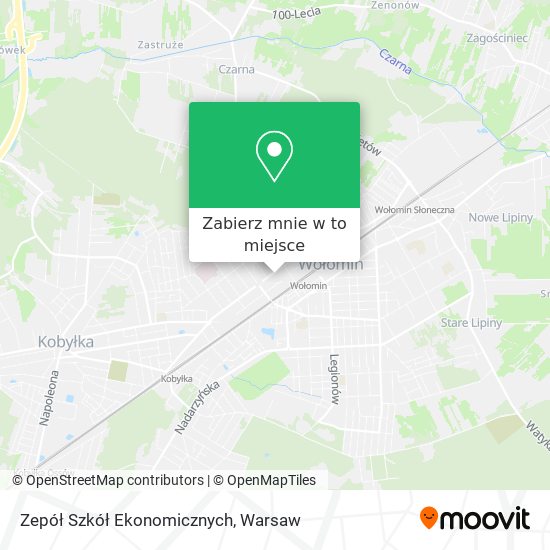 Mapa Zepół Szkół Ekonomicznych