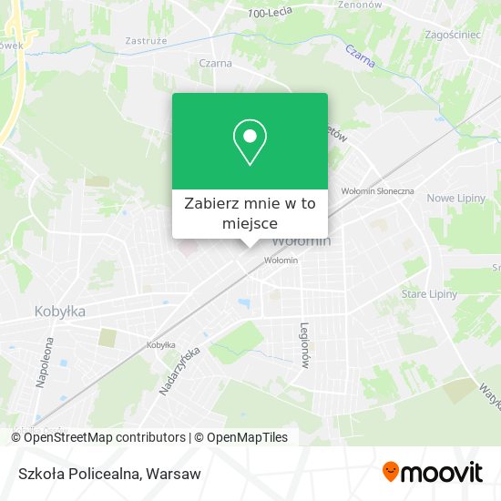 Mapa Szkoła Policealna