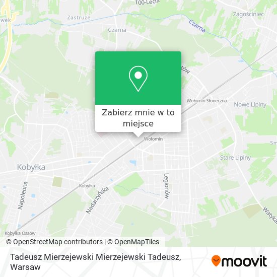 Mapa Tadeusz Mierzejewski Mierzejewski Tadeusz