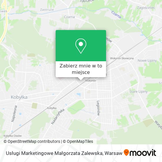 Mapa Usługi Marketingowe Małgorzata Zalewska