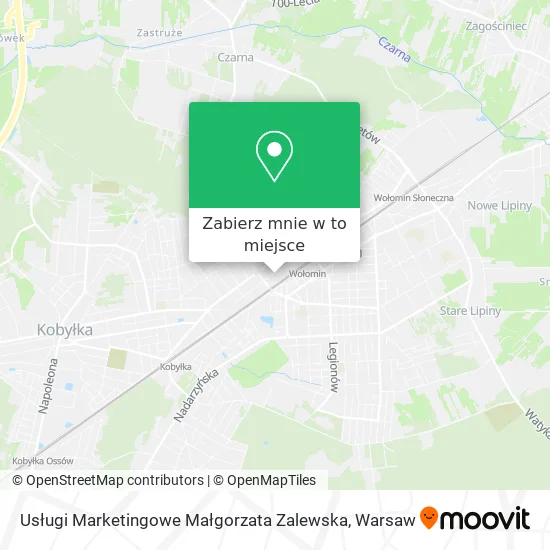 Mapa Usługi Marketingowe Małgorzata Zalewska
