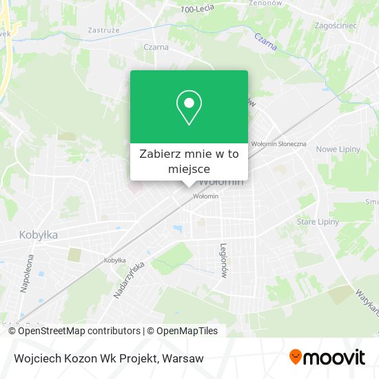 Mapa Wojciech Kozon Wk Projekt