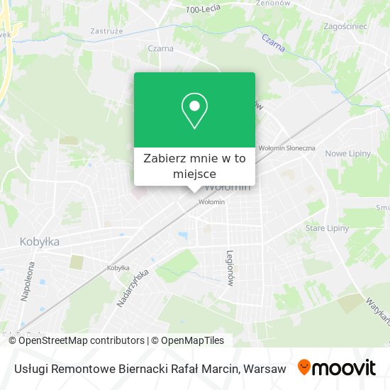 Mapa Usługi Remontowe Biernacki Rafał Marcin