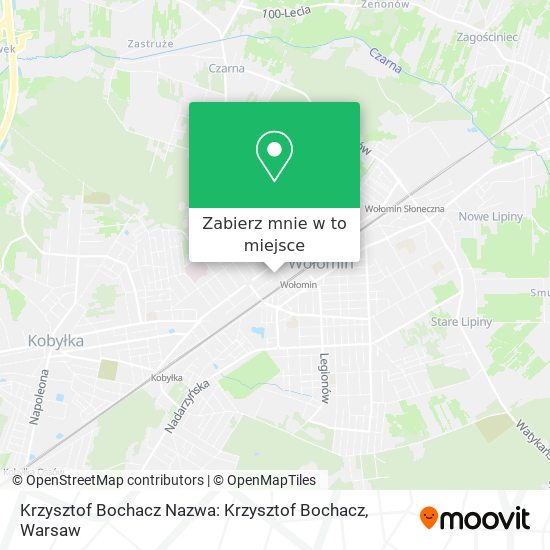 Mapa Krzysztof Bochacz Nazwa: Krzysztof Bochacz