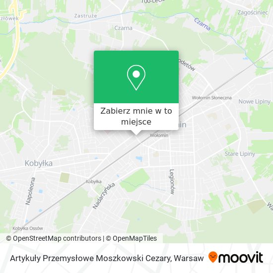 Mapa Artykuły Przemysłowe Moszkowski Cezary