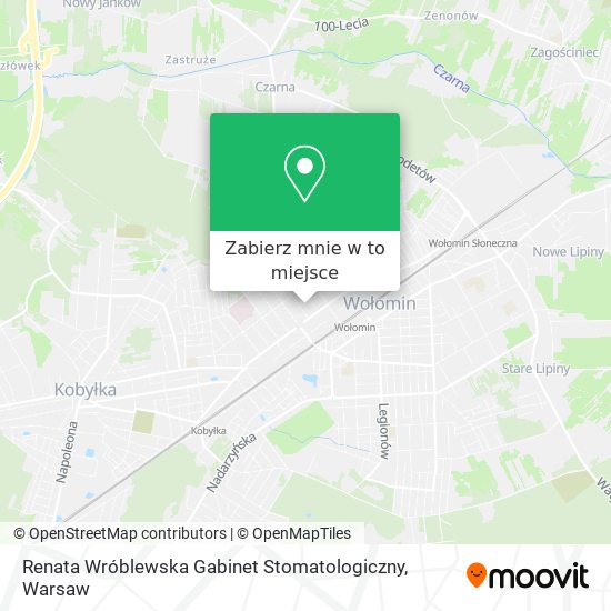 Mapa Renata Wróblewska Gabinet Stomatologiczny