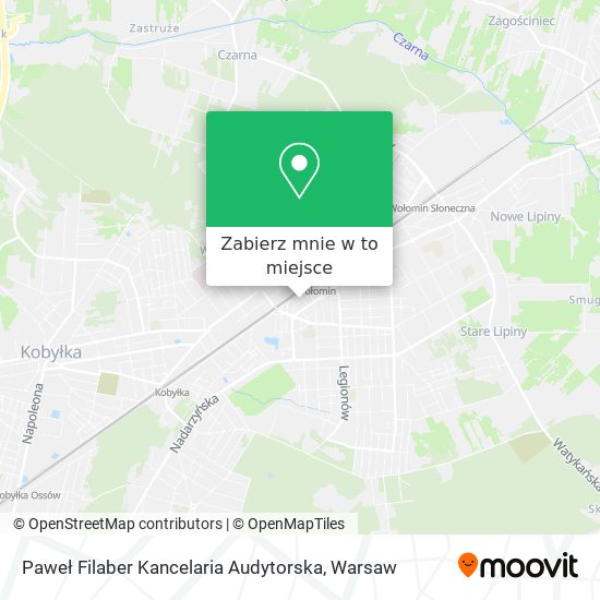 Mapa Paweł Filaber Kancelaria Audytorska