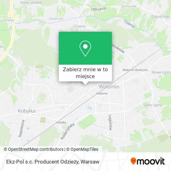 Mapa Ekz-Pol s.c. Producent Odzieży