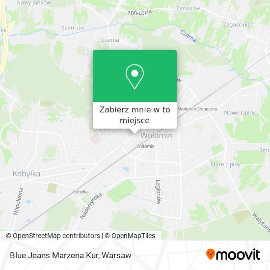 Mapa Blue Jeans Marzena Kur