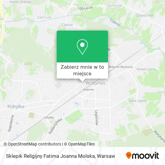Mapa Sklepik Religijny Fatima Joanna Molska
