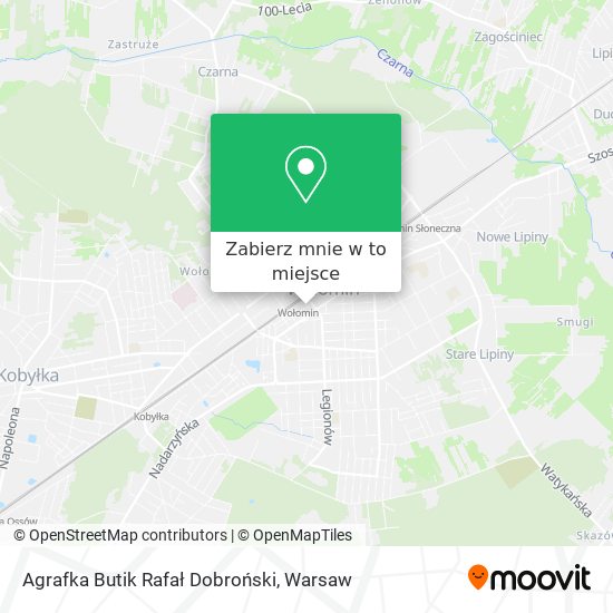 Mapa Agrafka Butik Rafał Dobroński