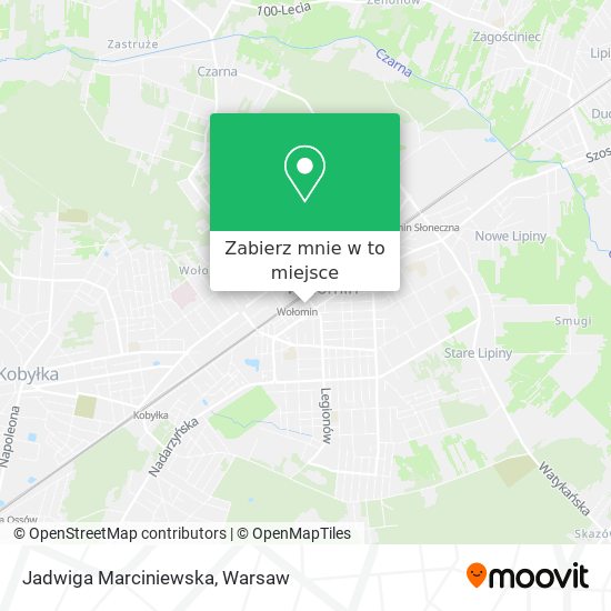 Mapa Jadwiga Marciniewska