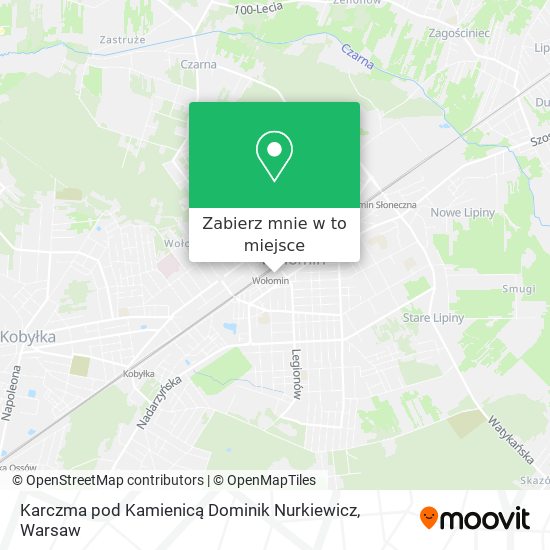 Mapa Karczma pod Kamienicą Dominik Nurkiewicz