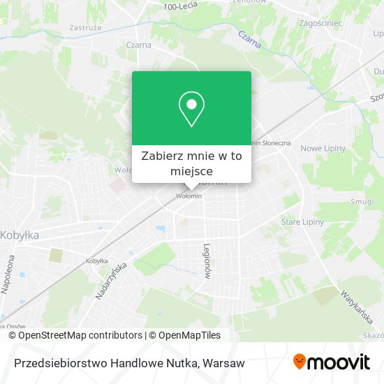 Mapa Przedsiebiorstwo Handlowe Nutka