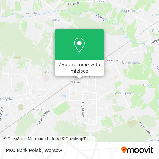 Mapa PKO Bank Polski