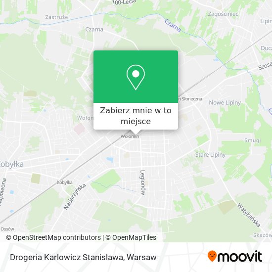 Mapa Drogeria Karlowicz Stanislawa