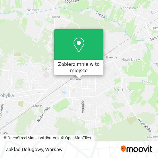 Mapa Zakład Usługowy