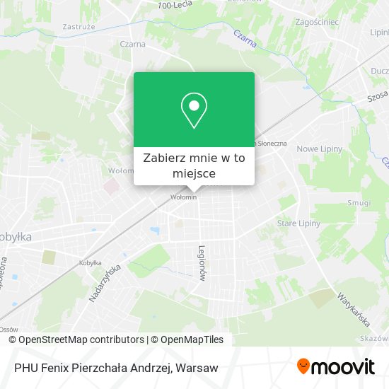 Mapa PHU Fenix Pierzchała Andrzej