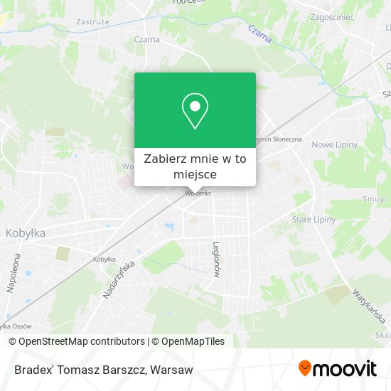 Mapa Bradex' Tomasz Barszcz