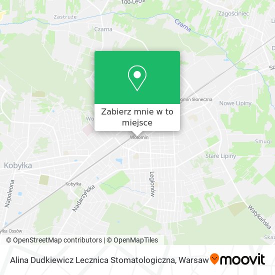 Mapa Alina Dudkiewicz Lecznica Stomatologiczna