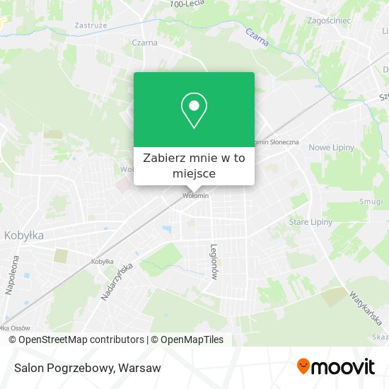 Mapa Salon Pogrzebowy