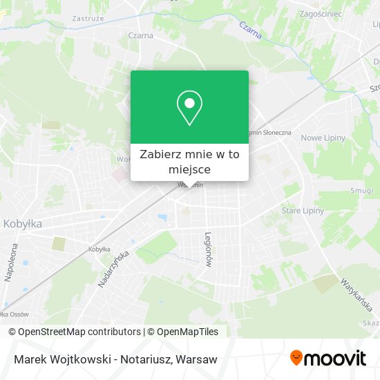 Mapa Marek Wojtkowski - Notariusz