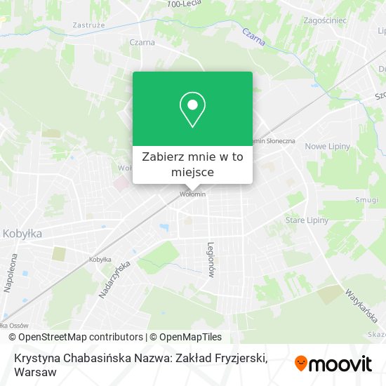 Mapa Krystyna Chabasińska Nazwa: Zakład Fryzjerski