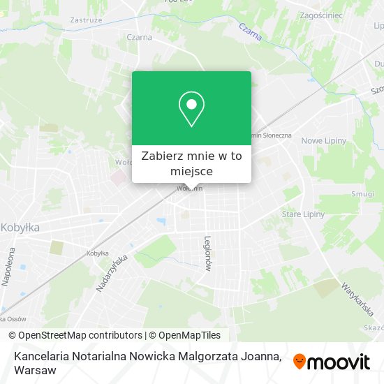 Mapa Kancelaria Notarialna Nowicka Malgorzata Joanna