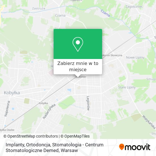 Mapa Implanty, Ortodoncja, Stomatologia - Centrum Stomatologiczne Demed