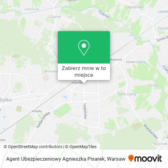 Mapa Agent Ubezpieczeniowy Agnieszka Pisarek