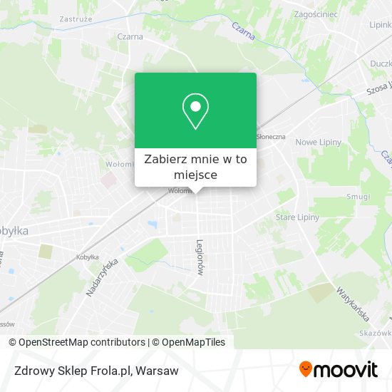 Mapa Zdrowy Sklep Frola.pl