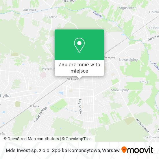 Mapa Mds Invest sp. z o.o. Spółka Komandytowa