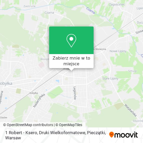 Mapa 1 Robert - Ksero, Druki Wielkoformatowe, Pieczątki