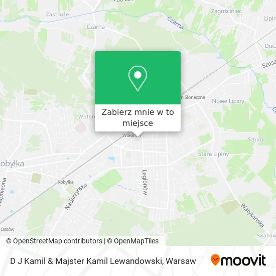 Mapa D J Kamil & Majster Kamil Lewandowski